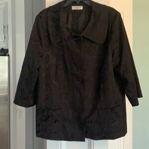 Sag Harbor Black Textured Jacket